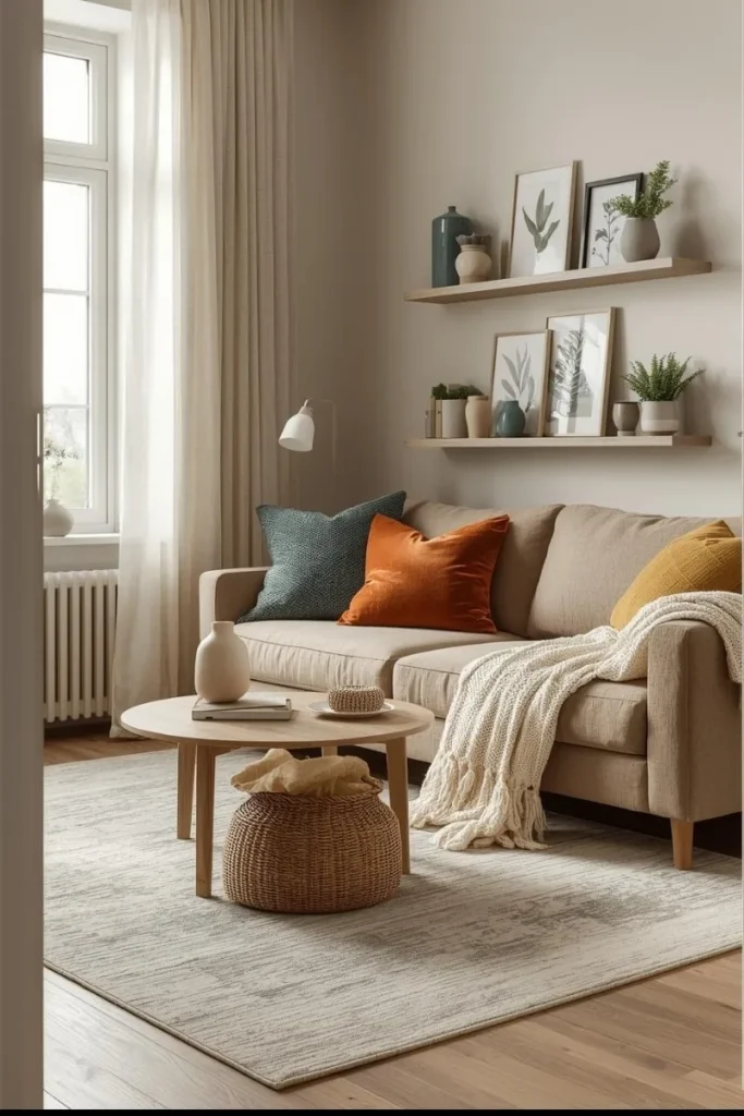 . Add Texture with Throws and Cushions