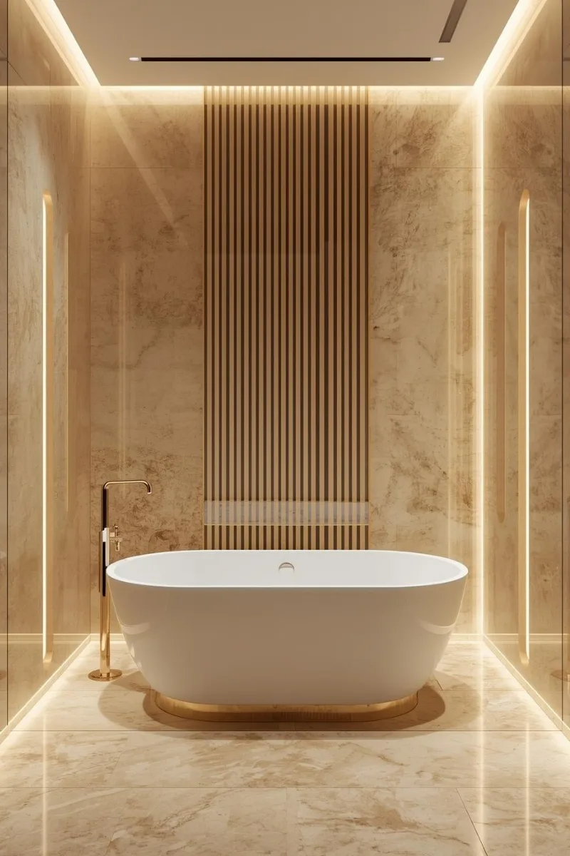 _Beige Marble Walls