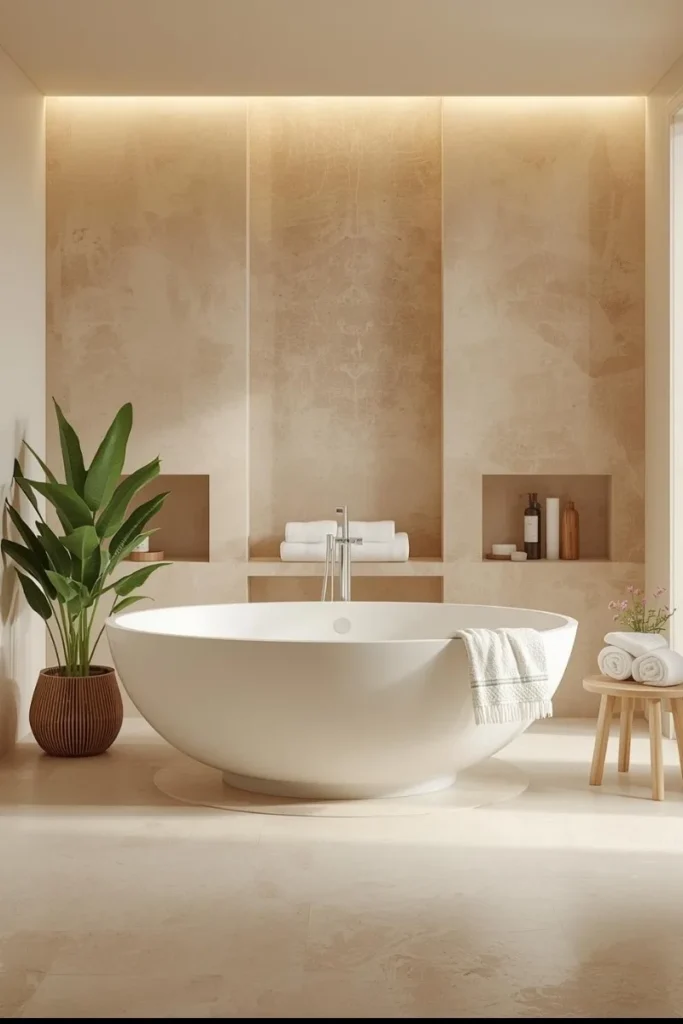 Minimalist Spa Décor