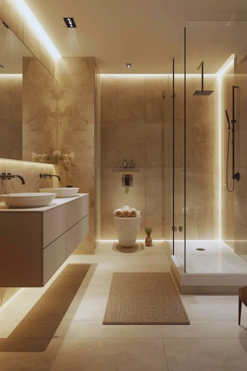 Neutral Stone Flooring