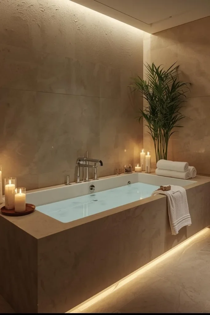 Spa-Style Bathtub with Jets