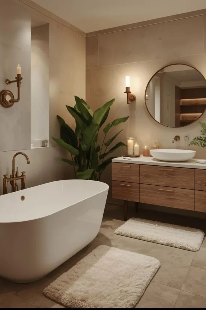 Warm Metallic Fixtures