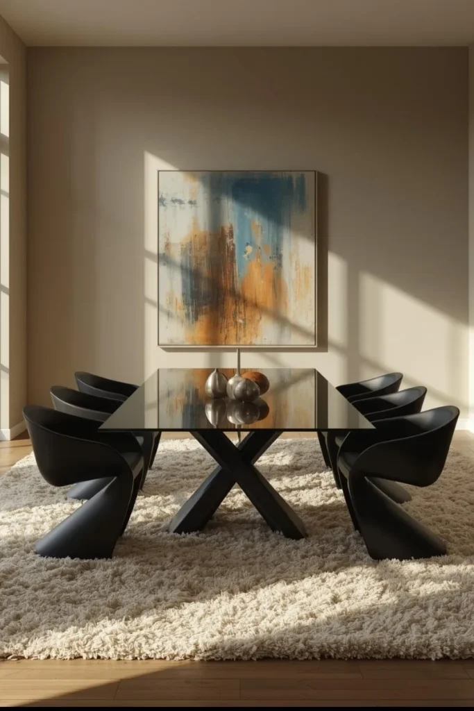 . Sculptural Dining Chairs