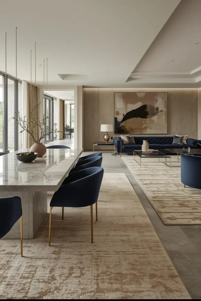 Open Concept Dining and Living