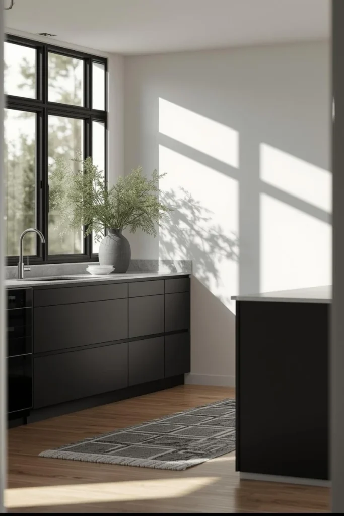 Black Window Frames for a Contemporary Touch