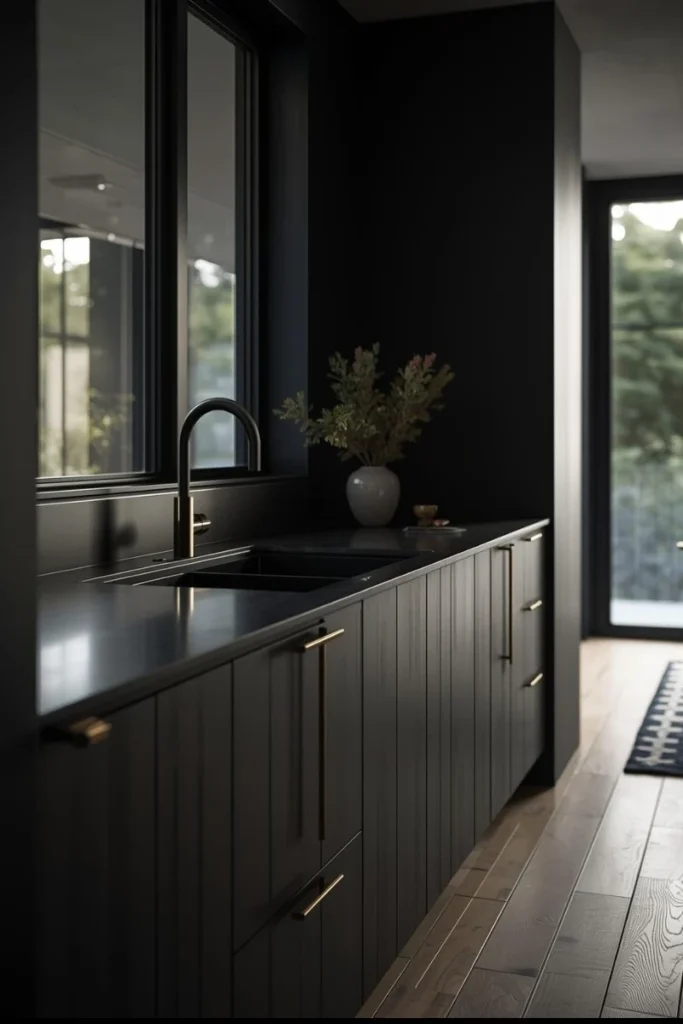 Black Kitchen Sink for Subtle Elegance