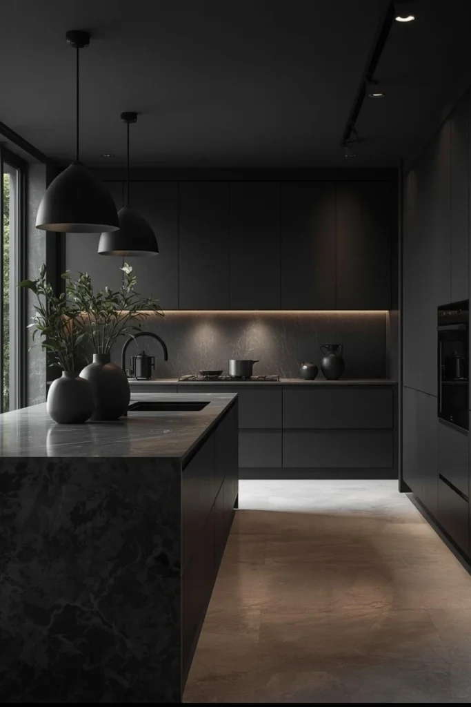 Black Ceiling Fixtures for Unified Design