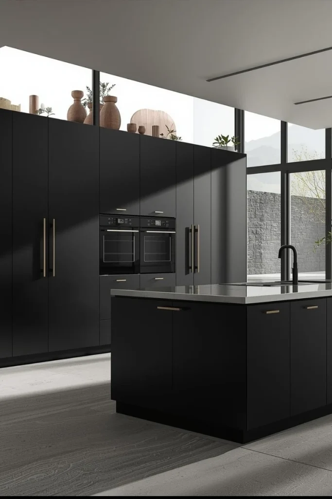 Black Appliance Panels for Seamless Look