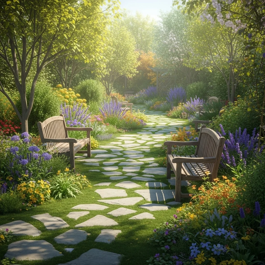 . Add Winding Pathways