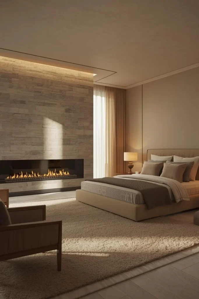 Add a Fireplace for Warmth