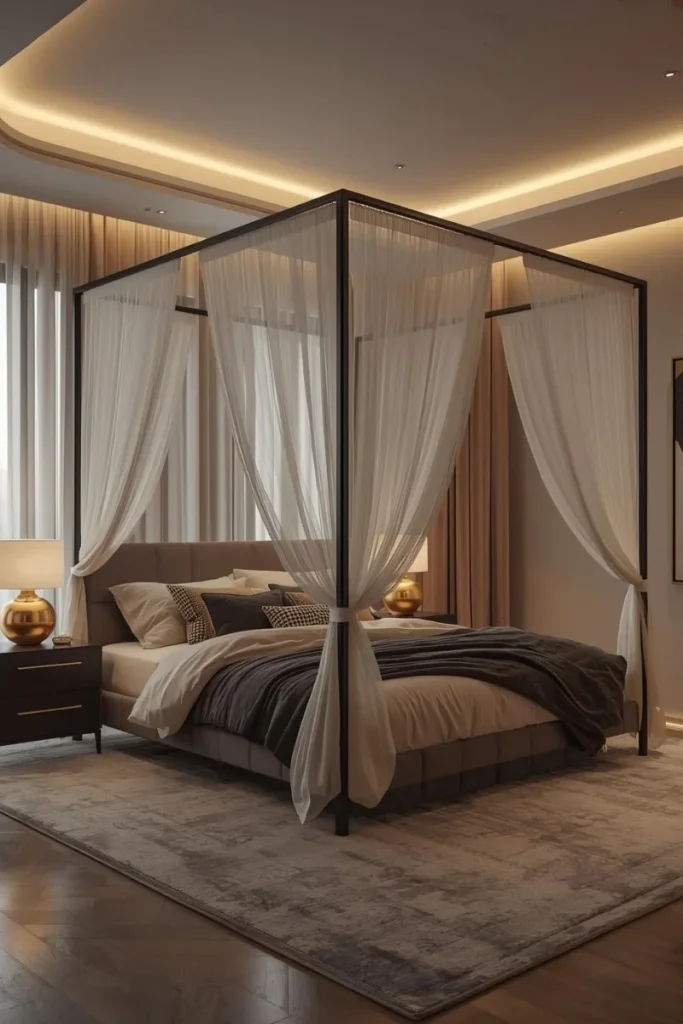 Add a Stylish Canopy Bed