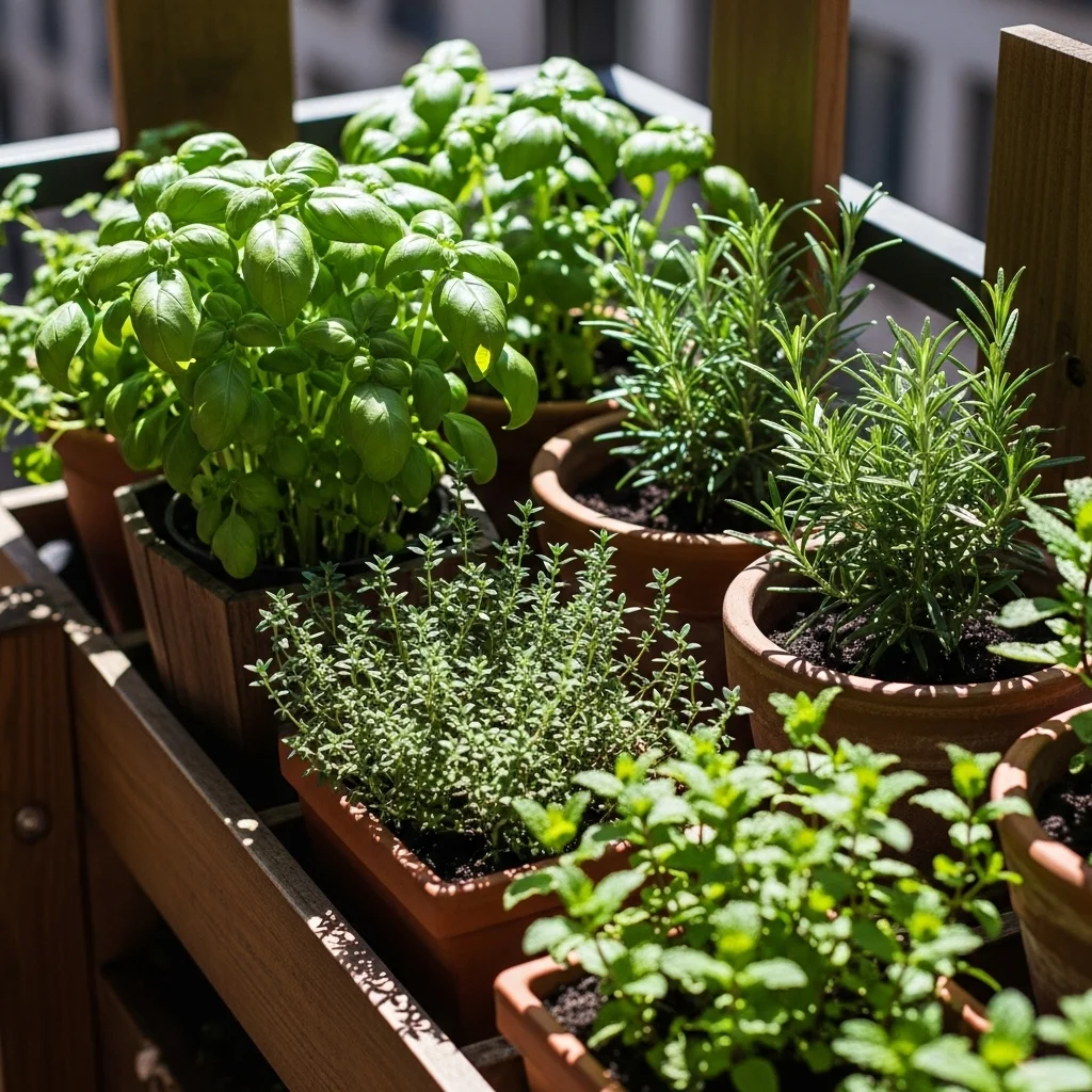  Balcony Herb Garden