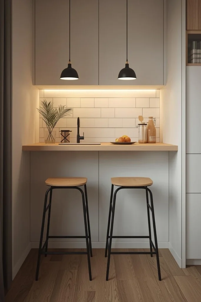 Bar Stools for a Small Breakfast Nook