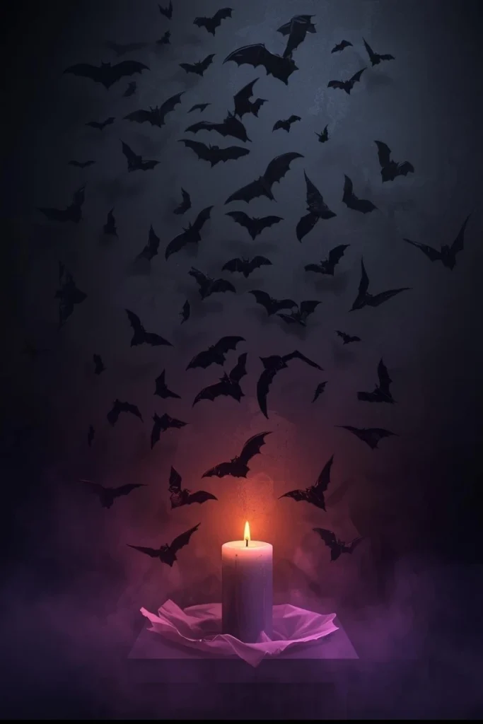 Bat Swarm Silhouettes
