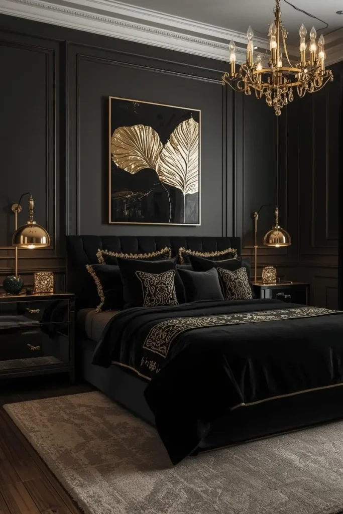 Black and Gold Glam