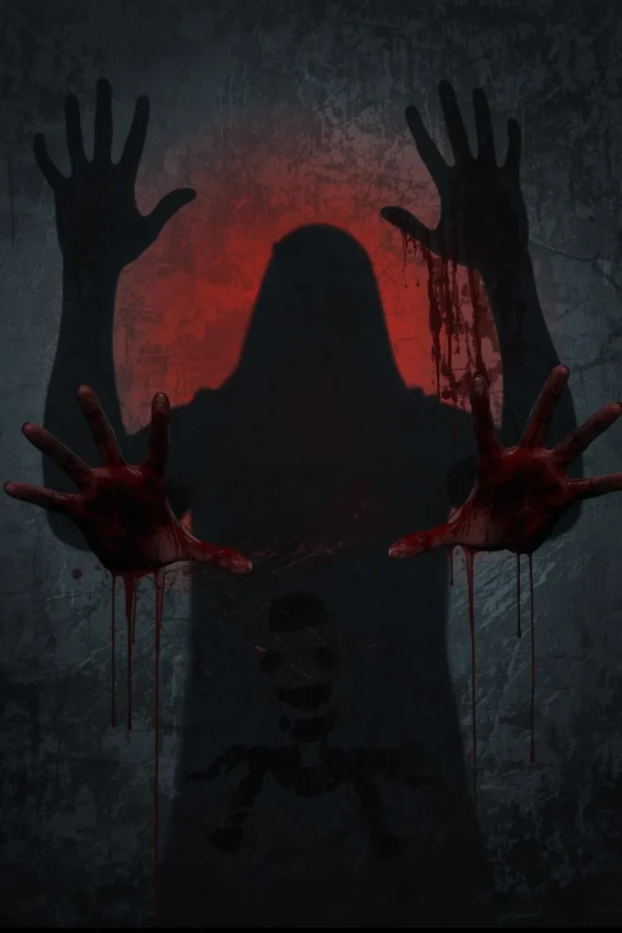 Bloody Handprints and Shadows