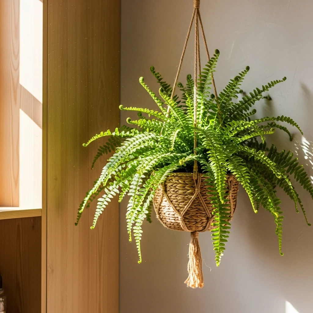 Boston Fern (Nephrolepis exaltata)