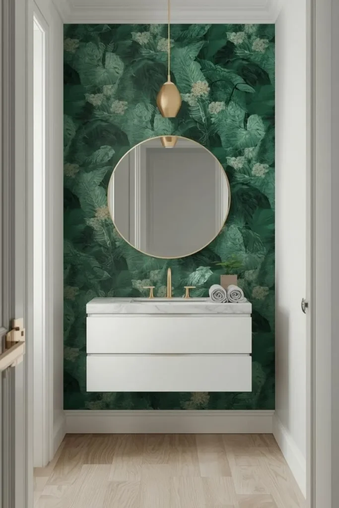 Botanical Green Wallpaper for Natural Vibes