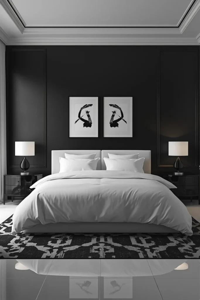 Classic Black and White Contrast