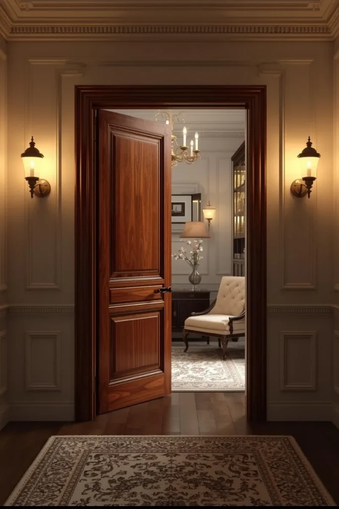  Classic Wooden Panel Door