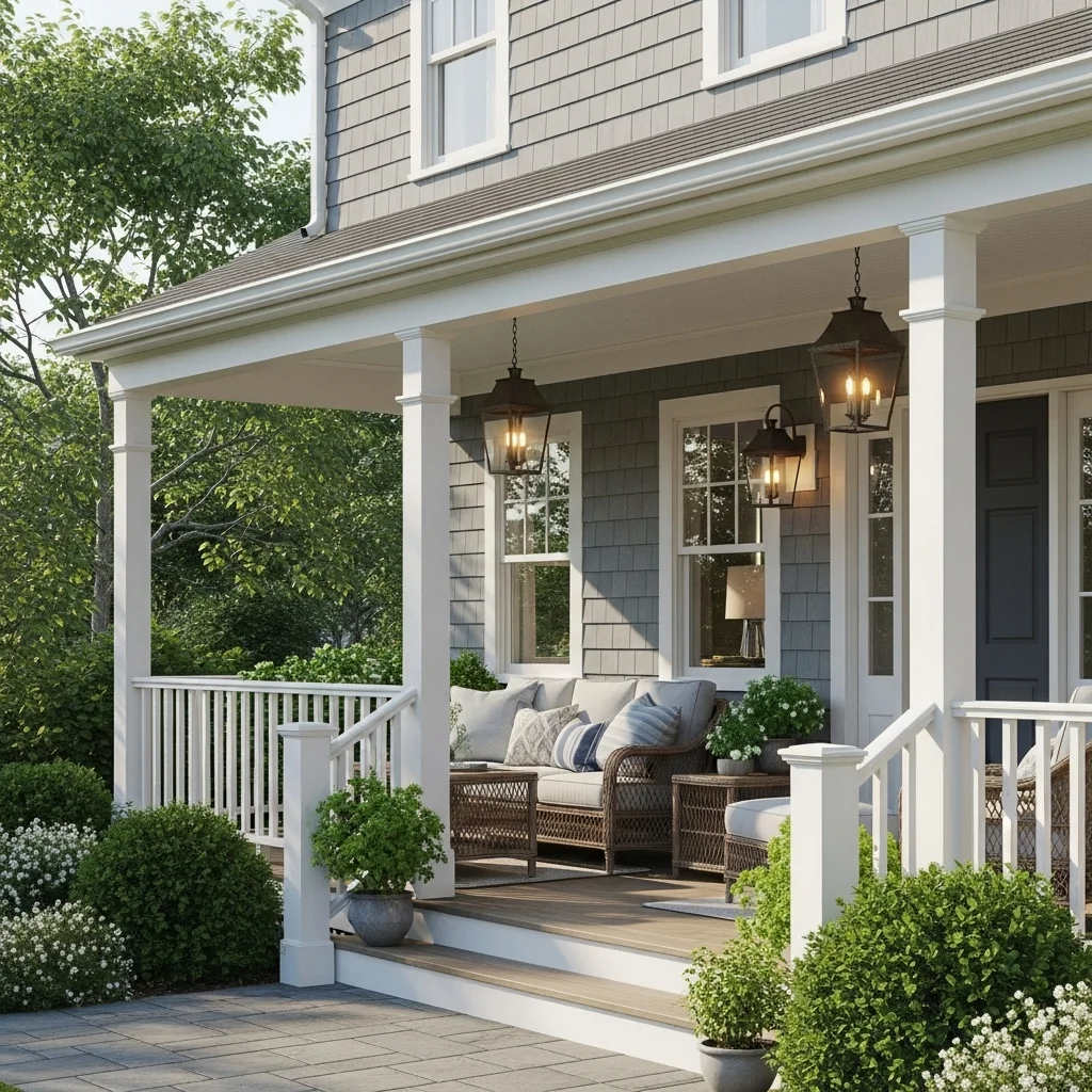 Coastal-Inspired Porches