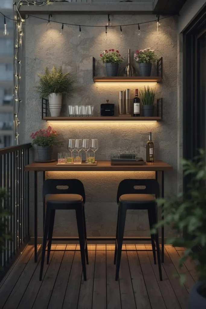 Compact Outdoor Bar