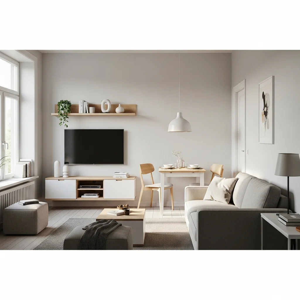 Compact TV Units with Storage