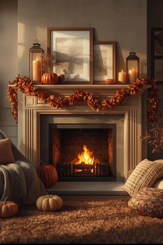 Cozy Fireplace Displays