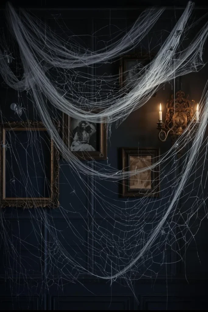 Creepy Cobweb Display