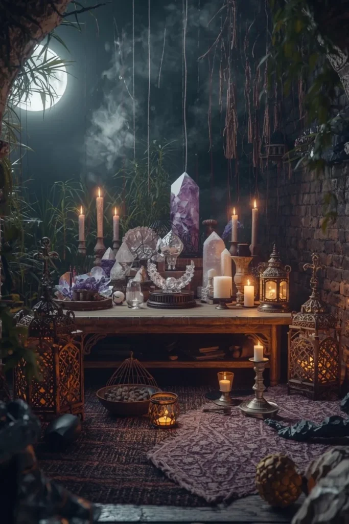 Crystal Corners and Altars