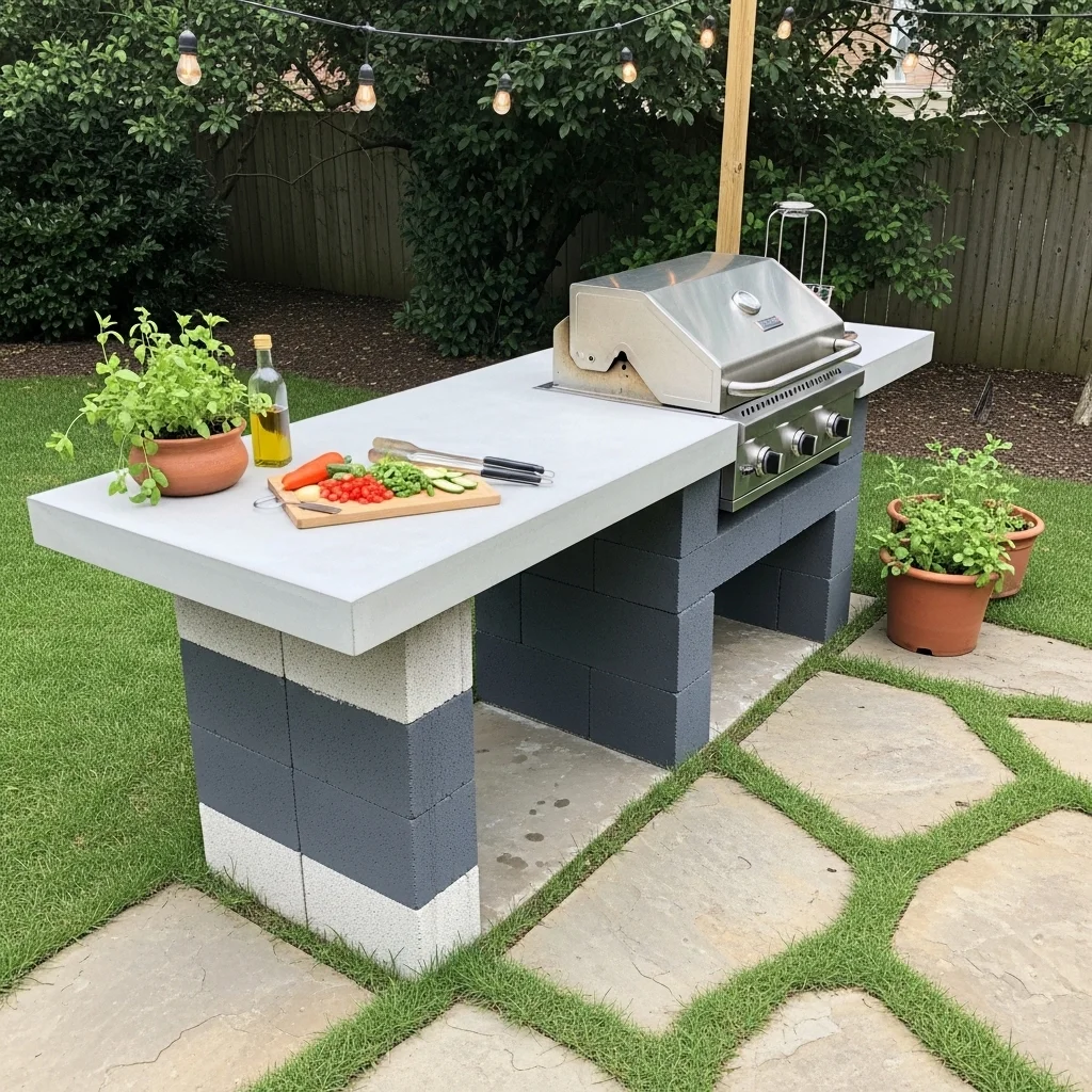 DIY Concrete Countertops on a Budget