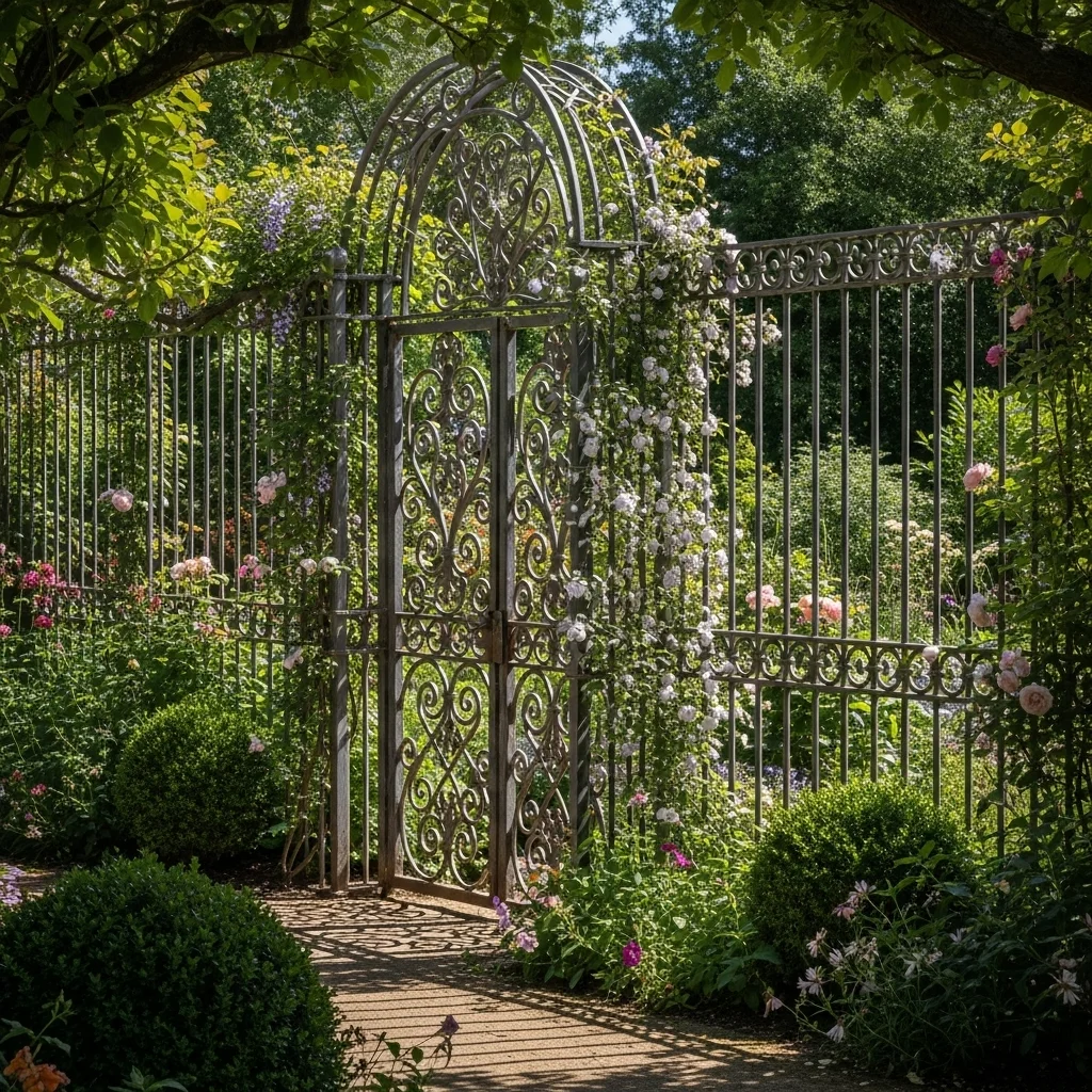 Decorative Iron Fence