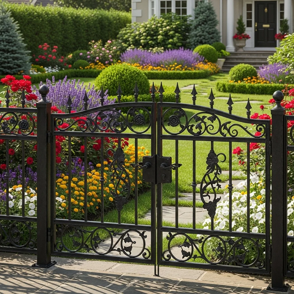 . Decorative Iron Fence
