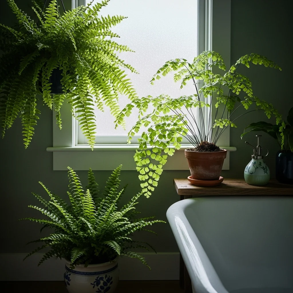 Ferns (Boston Fern, Maidenhair Fern)