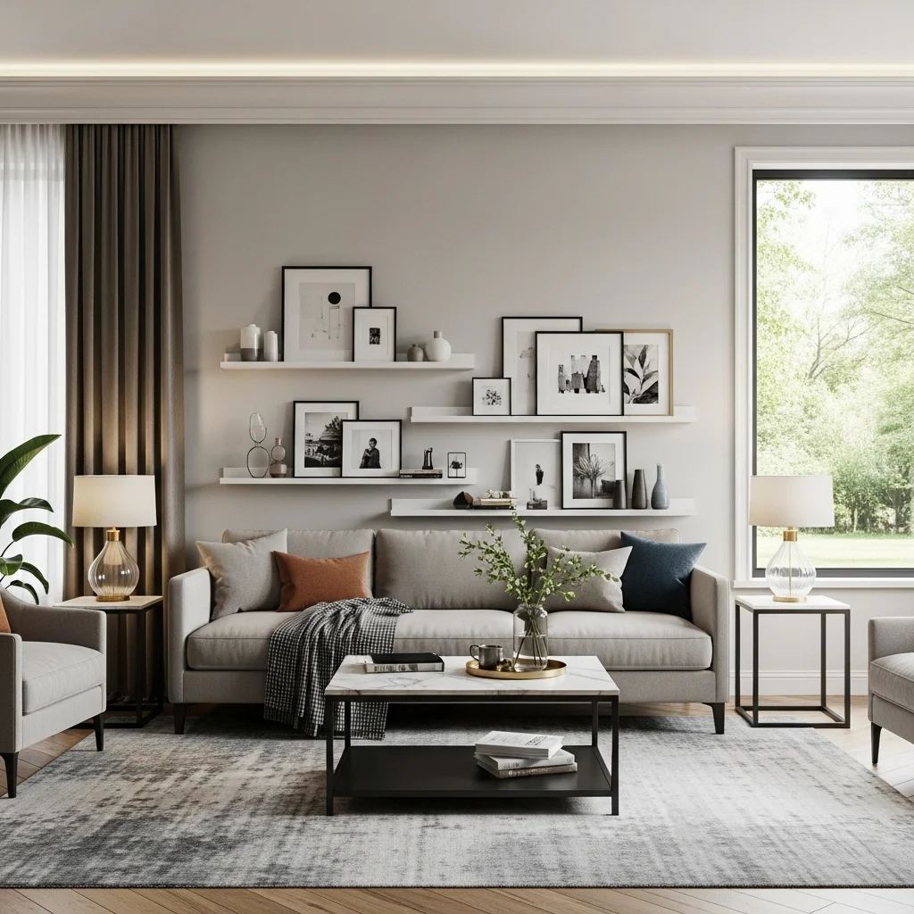 Floating Ledges for Frames and Objects