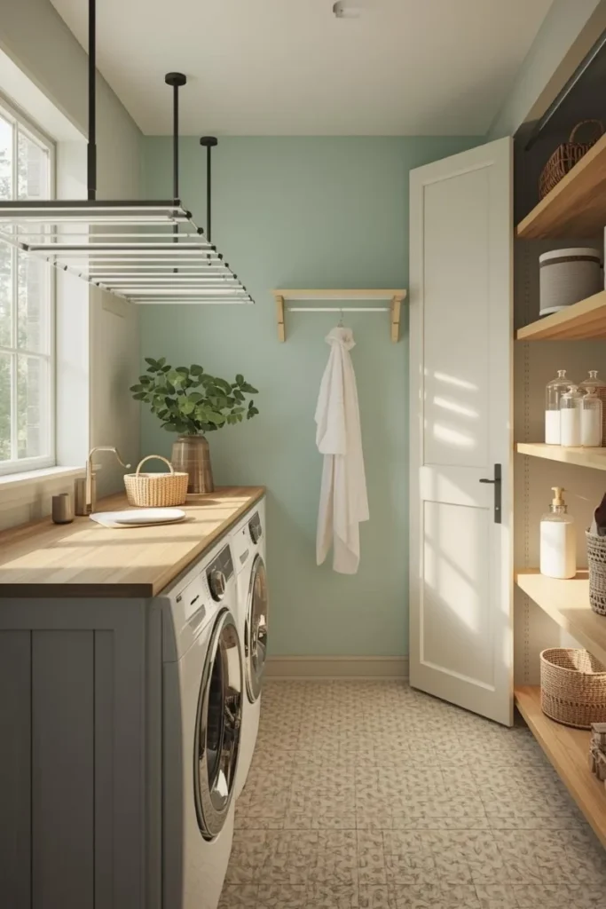 Fold-Down Drying Racks