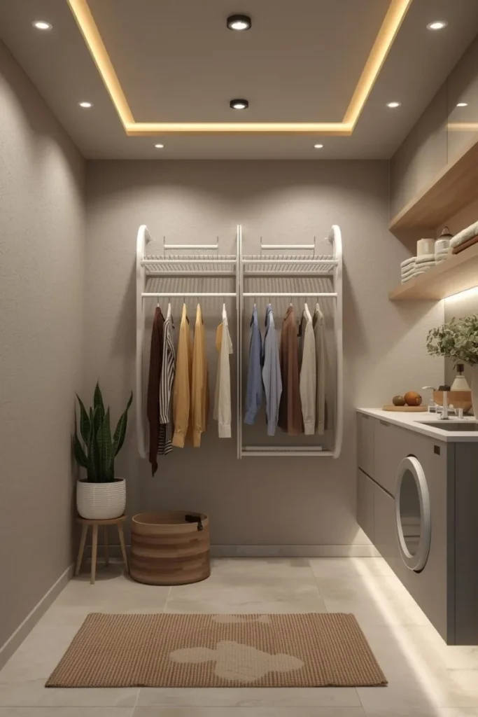 Fold-Down Drying Racks