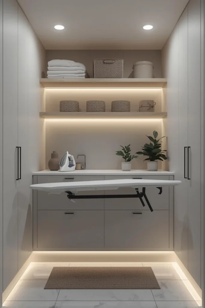 Fold-Down Ironing Boards