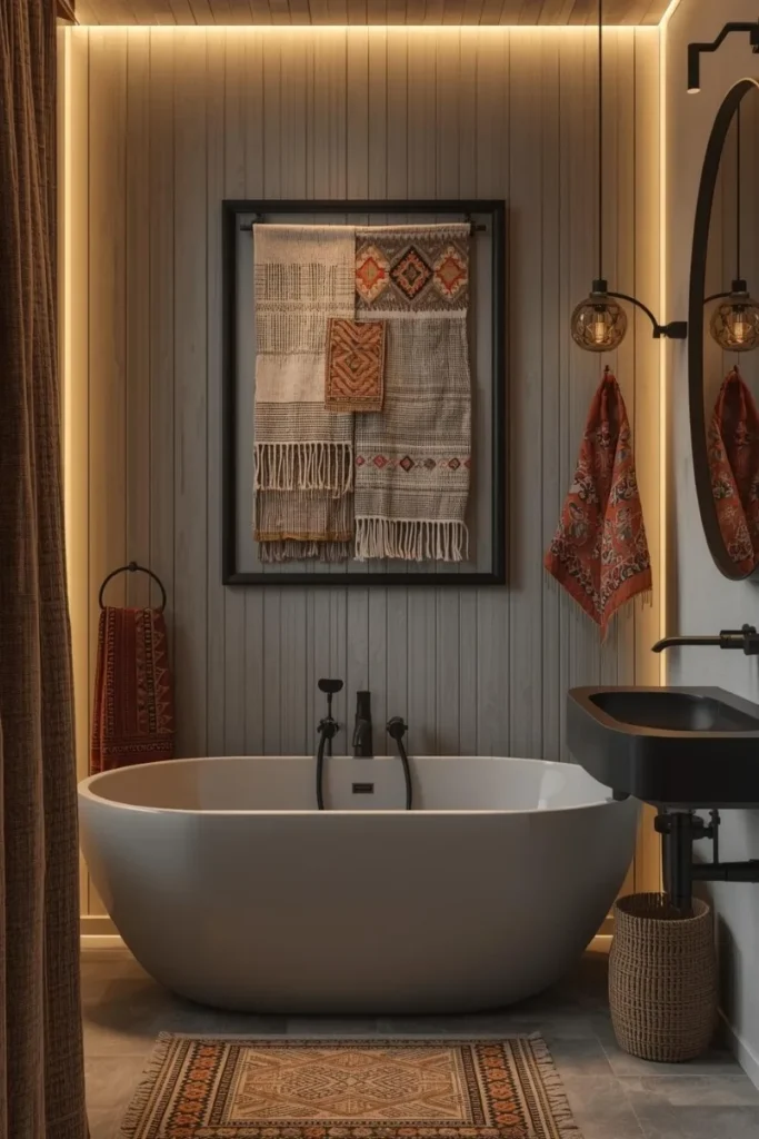 Framed Fabric or Textiles