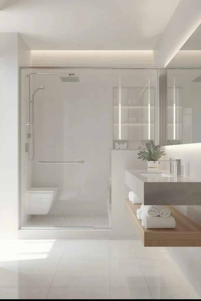  Frameless Shower Enclosure