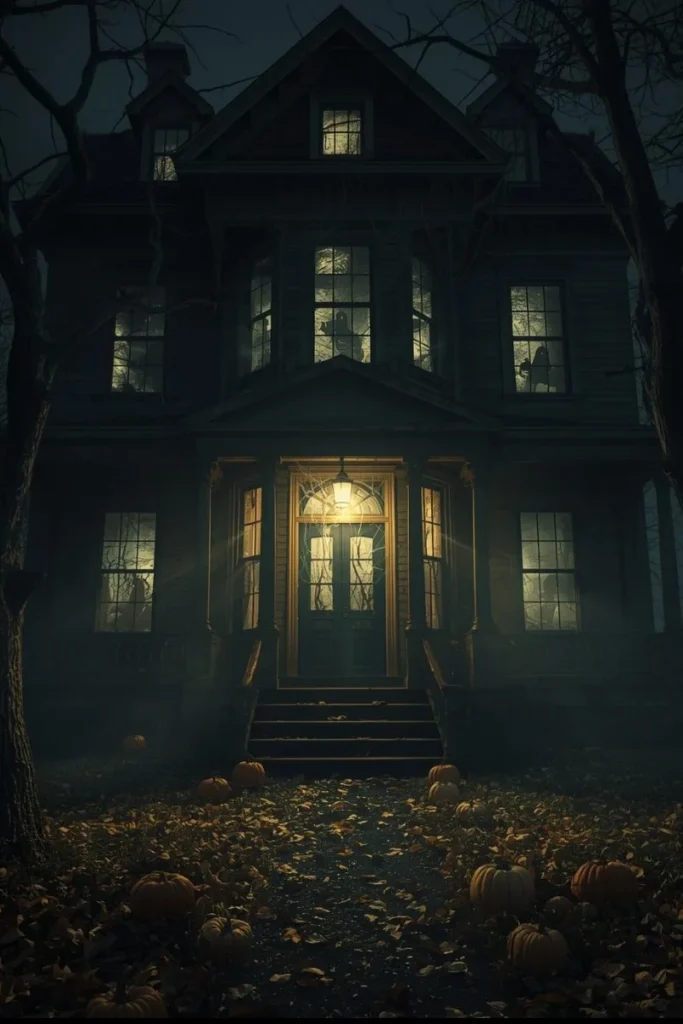 Full Haunted House Facade