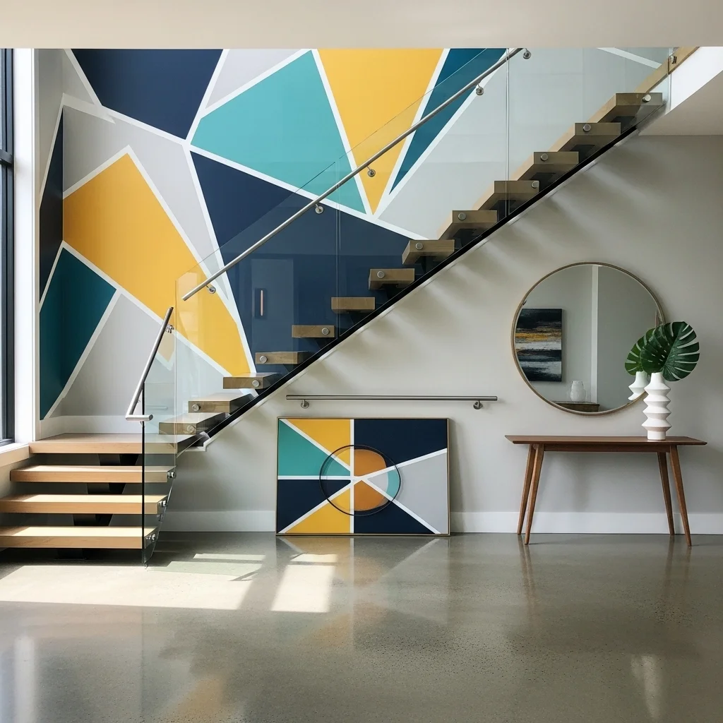Geometric Paint Patterns