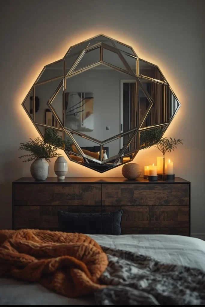 Geometric Wall Mirror