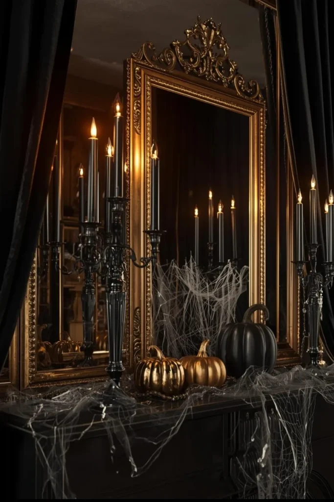 Glamorous Gothic Mantel