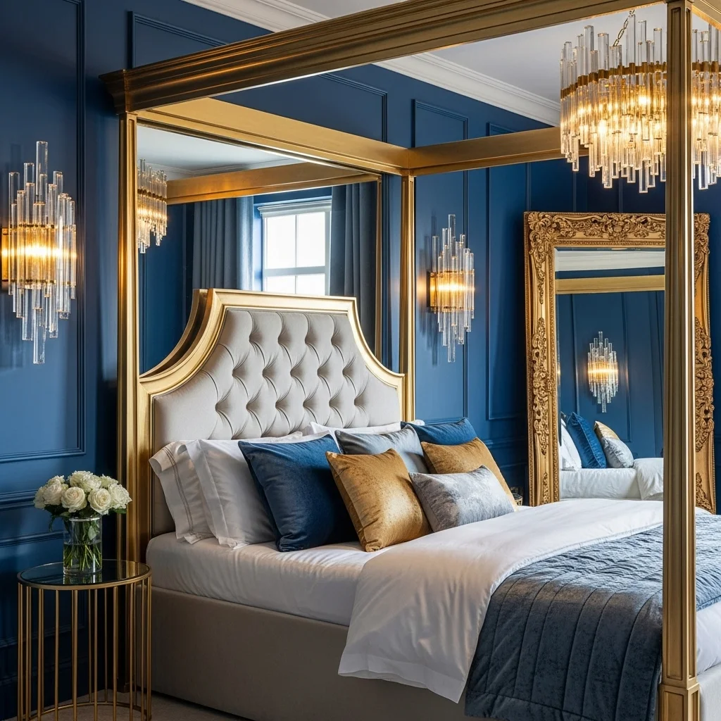  Gold and Blue for Luxe Glamour