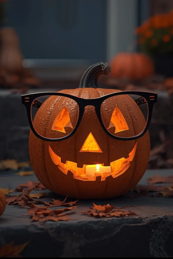 Goofy Glasses Pumpkin