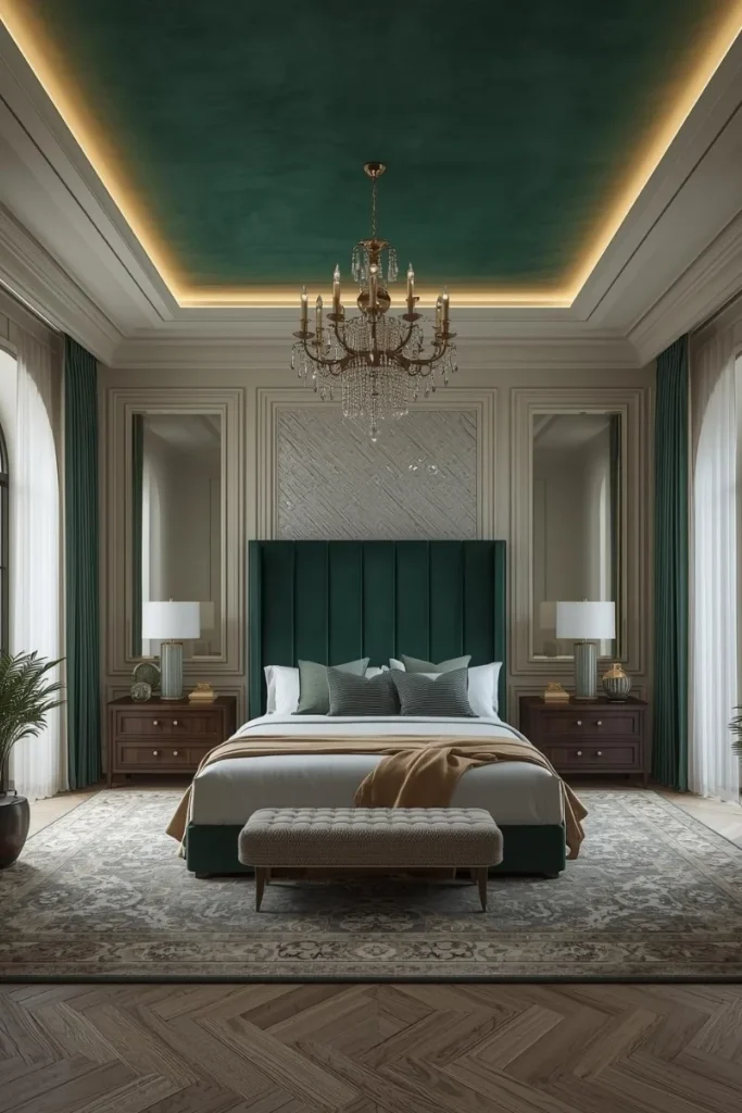 Green Ceiling for a Bold Twist