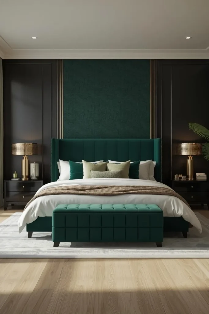 Green Upholstered Headboards