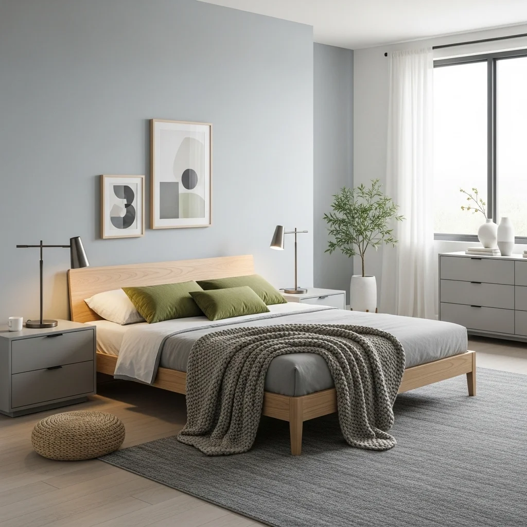 Green and Gray for Modern Calm
