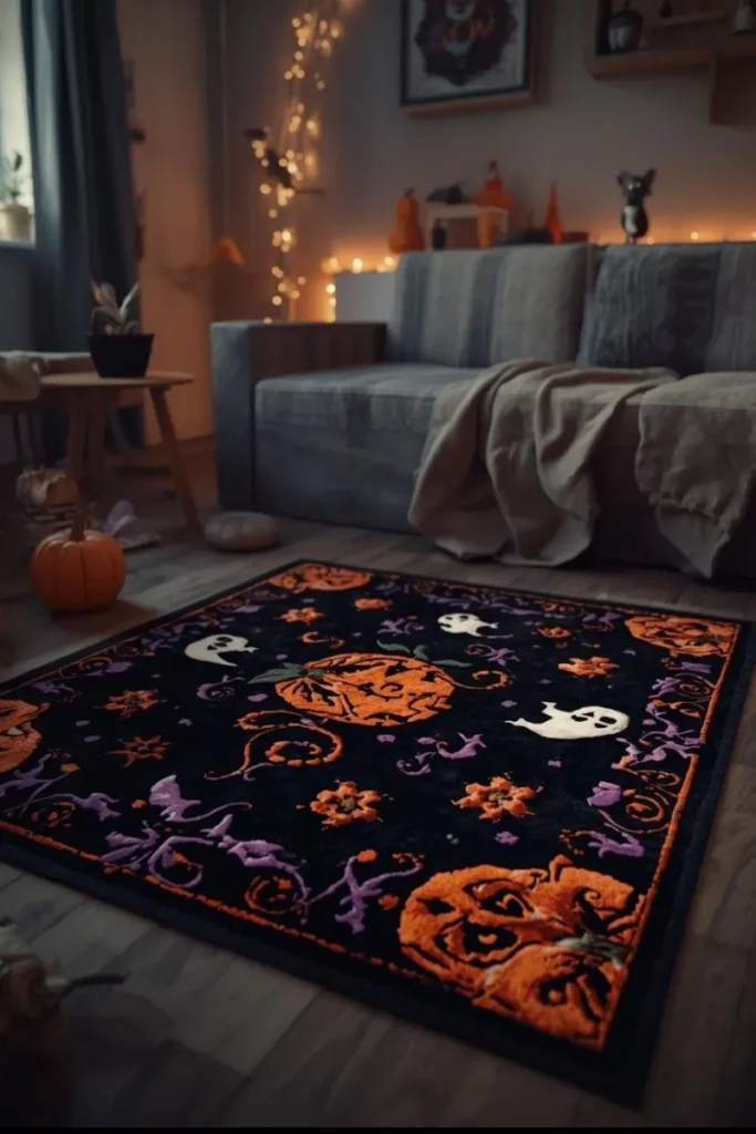 Halloween-Themed Rug